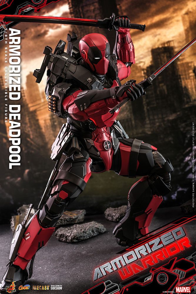 Marvel Comic - Armorized Deadpool - Masterpiece Action Figure 33 cm