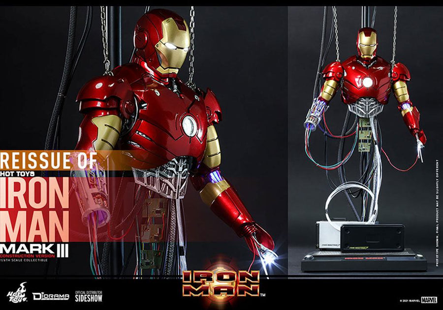 Iron Man Movie - Iron Man Mark III (Construction Version) - Masterpiece Action Figure 39 cm