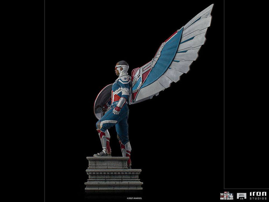 The Falcon and the Winter Soldier Legacy Replica Statue 1/4 Captain America Sam Wilson (Complete)