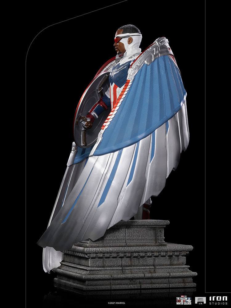 The Falcon and the Winter Soldier Legacy Replica Statue 1/4 Captain America Sam Wilson (Complete)