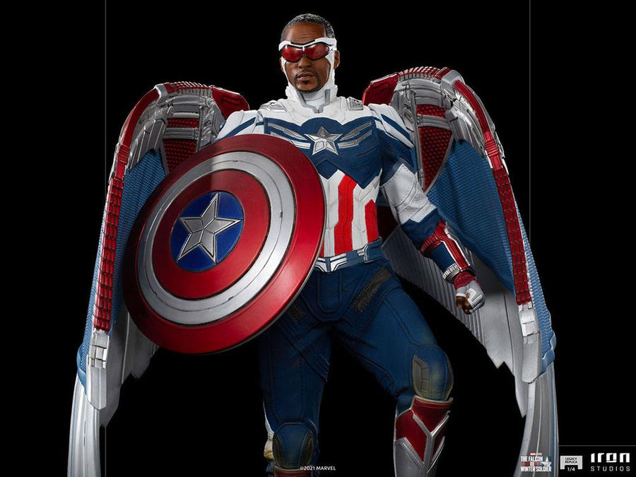 The Falcon and the Winter Soldier Legacy Replica Statue 1/4 Captain America Sam Wilson (Complete)