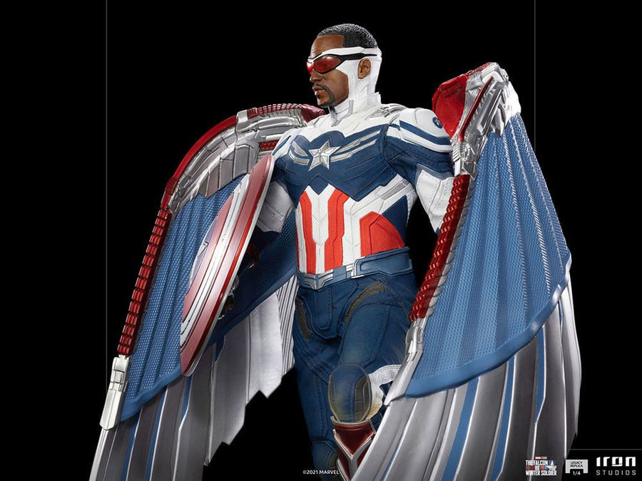 The Falcon and the Winter Soldier Legacy Replica Statue 1/4 Captain America Sam Wilson (Complete)