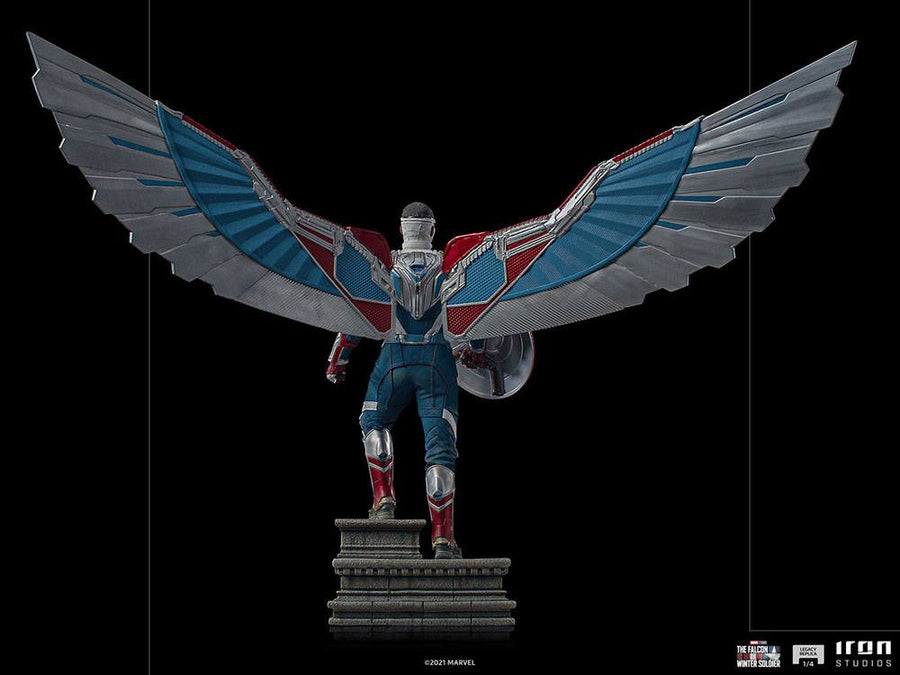 The Falcon and the Winter Soldier Legacy Replica Statue 1/4 Captain America Sam Wilson (Open Wings) 83 cm