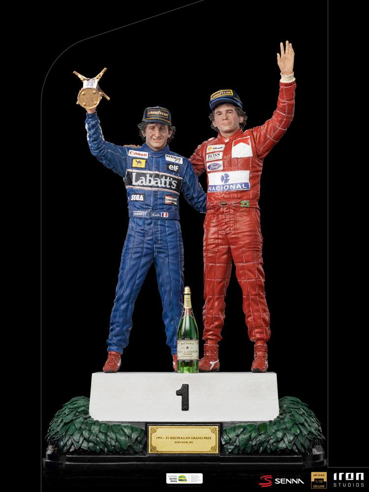 Ayrton Senna Deluxe Art Scale Statue 1/10 Alain Prost & Ayrton Senna (The Last Podium 1993) 27 cm