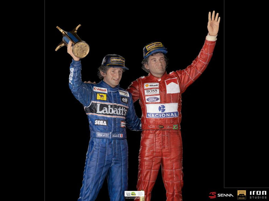 Ayrton Senna Deluxe Art Scale Statue 1/10 Alain Prost & Ayrton Senna (The Last Podium 1993) 27 cm