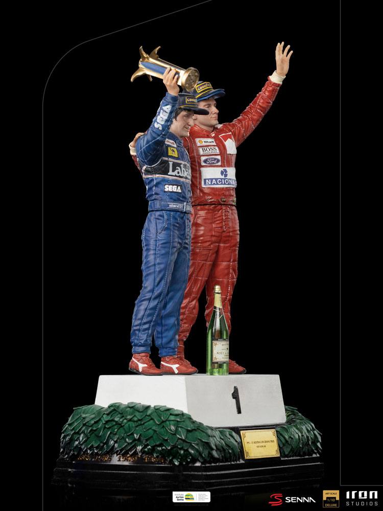 Ayrton Senna Deluxe Art Scale Statue 1/10 Alain Prost & Ayrton Senna (The Last Podium 1993) 27 cm