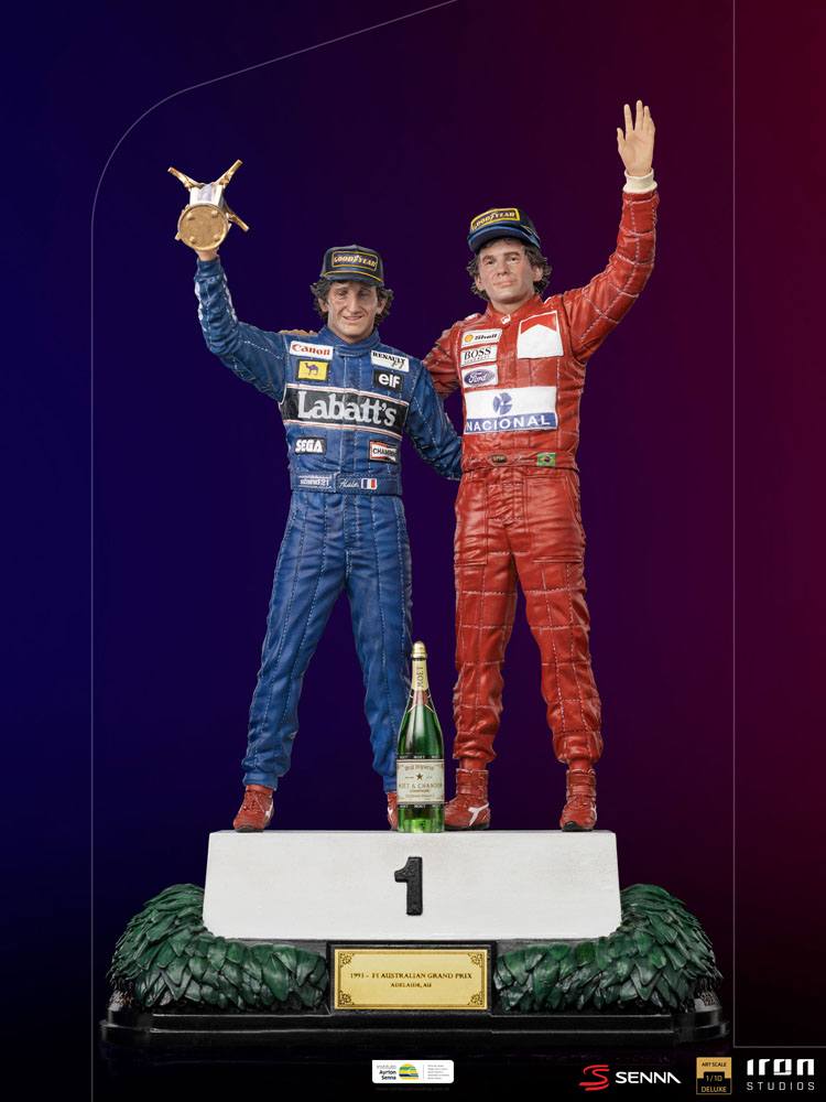 Ayrton Senna Deluxe Art Scale Statue 1/10 Alain Prost & Ayrton Senna (The Last Podium 1993) 27 cm