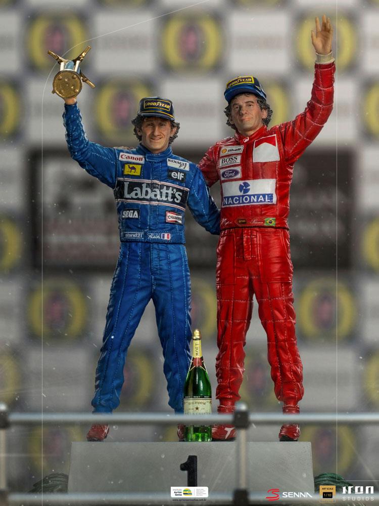 Ayrton Senna Deluxe Art Scale Statue 1/10 Alain Prost & Ayrton Senna (The Last Podium 1993) 27 cm