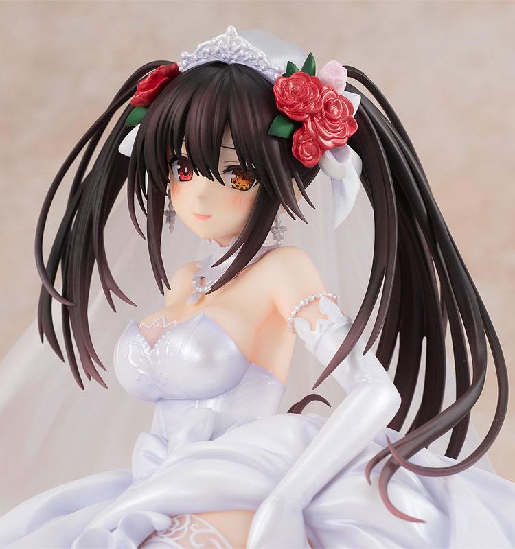 Date A Live PVC Statue 1/7 Light Novel Edition Kurumi Tokisaki: Wedding Dress Ver. 13 cm