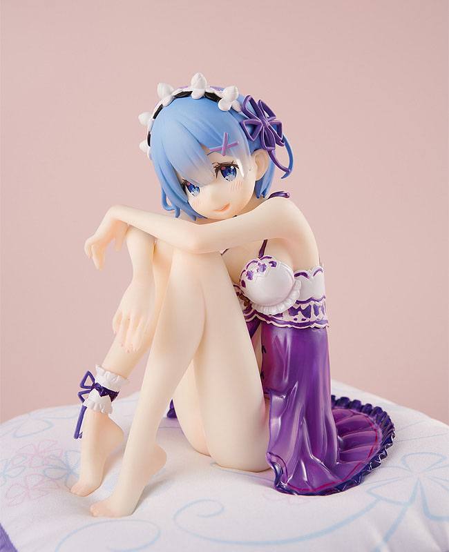 Re:ZERO -Starting Life in Another World- PVC Statue 1/7 Rem Birthday Purple Lingerie Ver. 12 cm