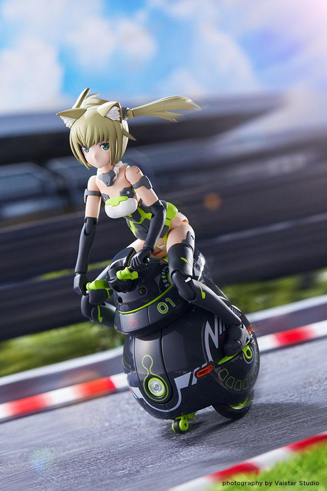 Frame Arms Girl Plastic Model Kit Innocentia (Racer) &amp; Noseru (Racing Specs Ver.) 15 cm