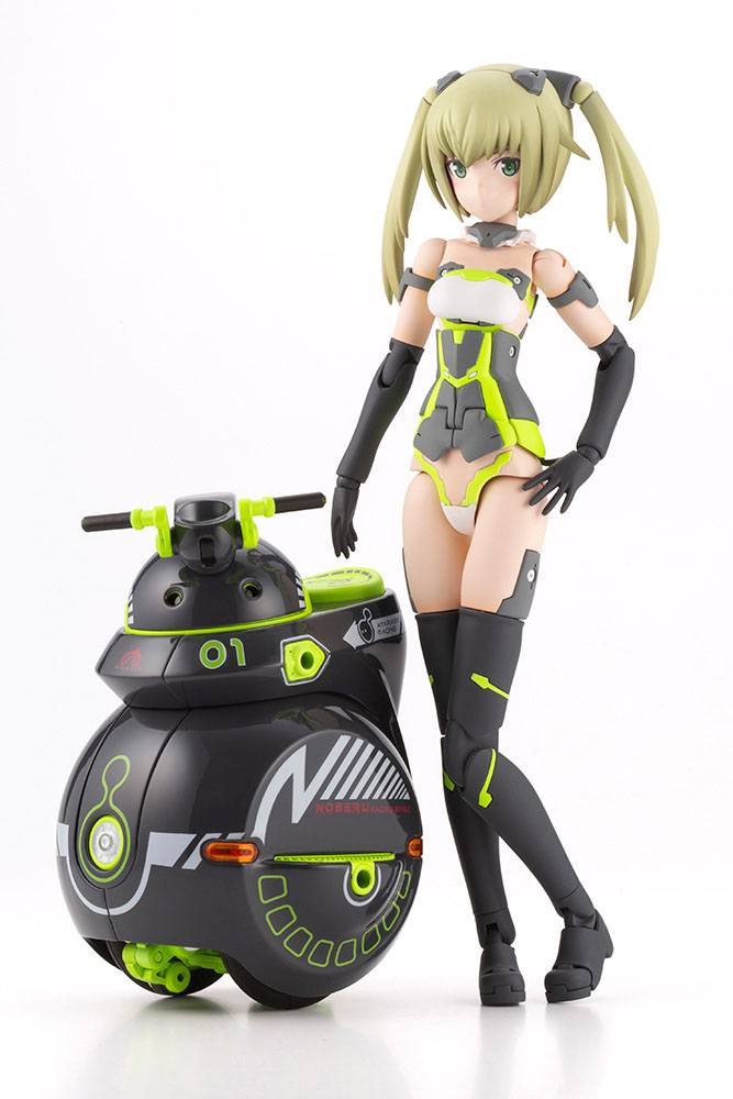 Frame Arms Girl Plastic Model Kit Innocentia (Racer) &amp; Noseru (Racing Specs Ver.) 15 cm