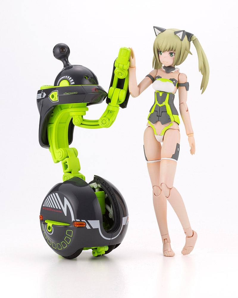 Frame Arms Girl Plastic Model Kit Innocentia (Racer) &amp; Noseru (Racing Specs Ver.) 15 cm