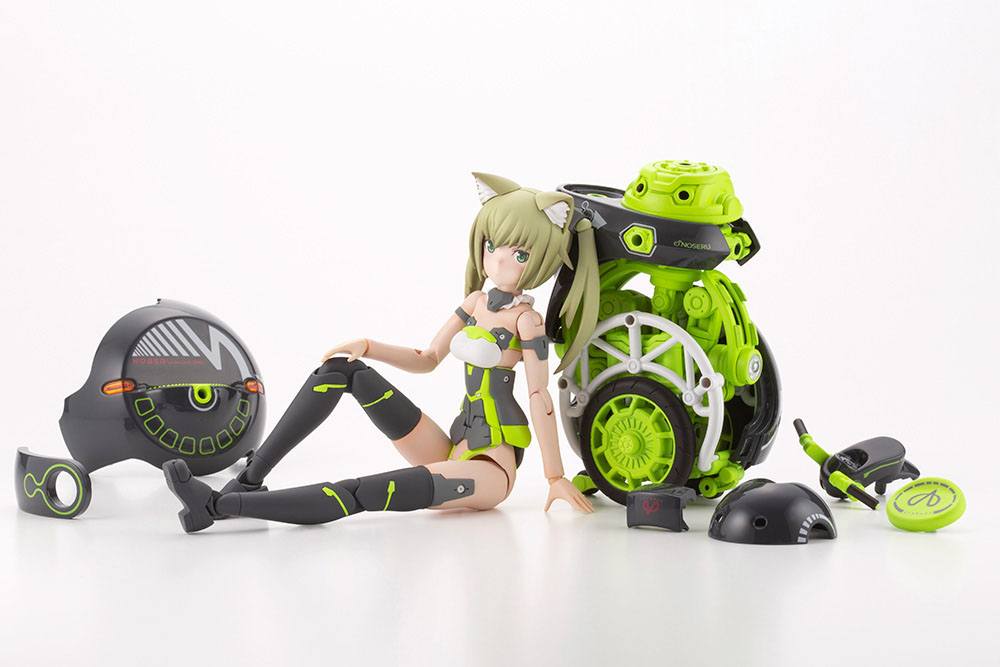 Frame Arms Girl Plastic Model Kit Innocentia (Racer) &amp; Noseru (Racing Specs Ver.) 15 cm