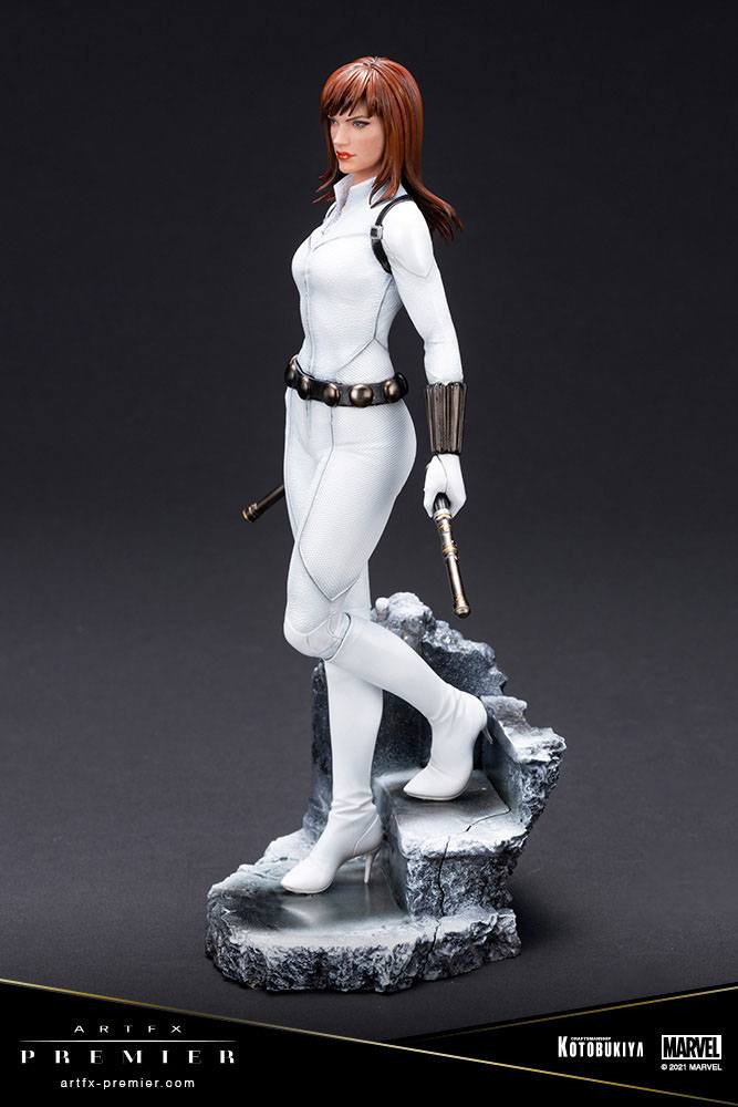 Marvel Universe - Black Widow White Costume Limited Edition - ARTFX Premier Figure 21 cm