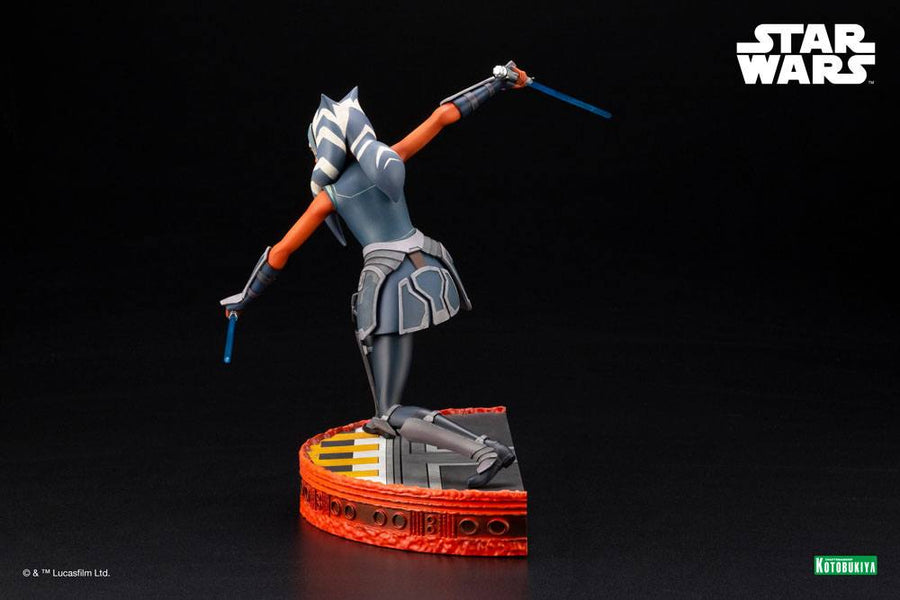 Star Wars The Clone Wars ARTFX PVC Statue 1/7 Ahsoka Tano Escape from the Clones 24 cm Statue
