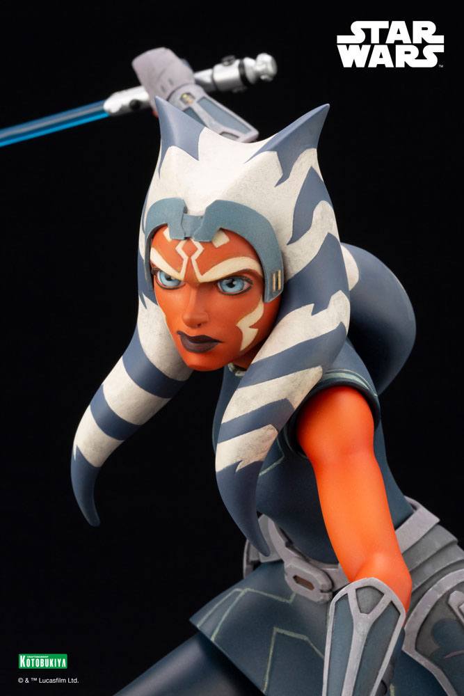 Star Wars The Clone Wars ARTFX PVC Statue 1/7 Ahsoka Tano Escape from the Clones 24 cm Statue