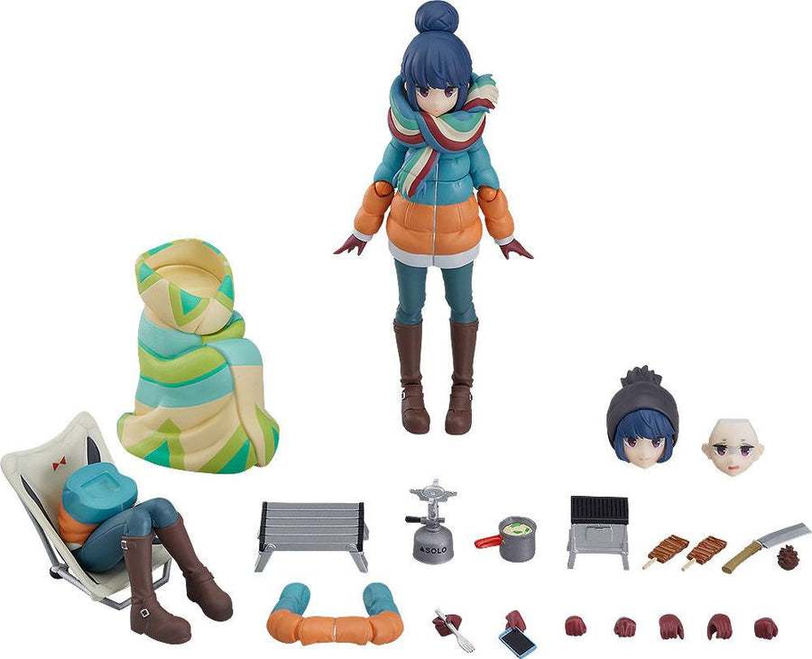 Laid-Back Camp Figma Action Figure Rin Shima DX Edition 13 cm