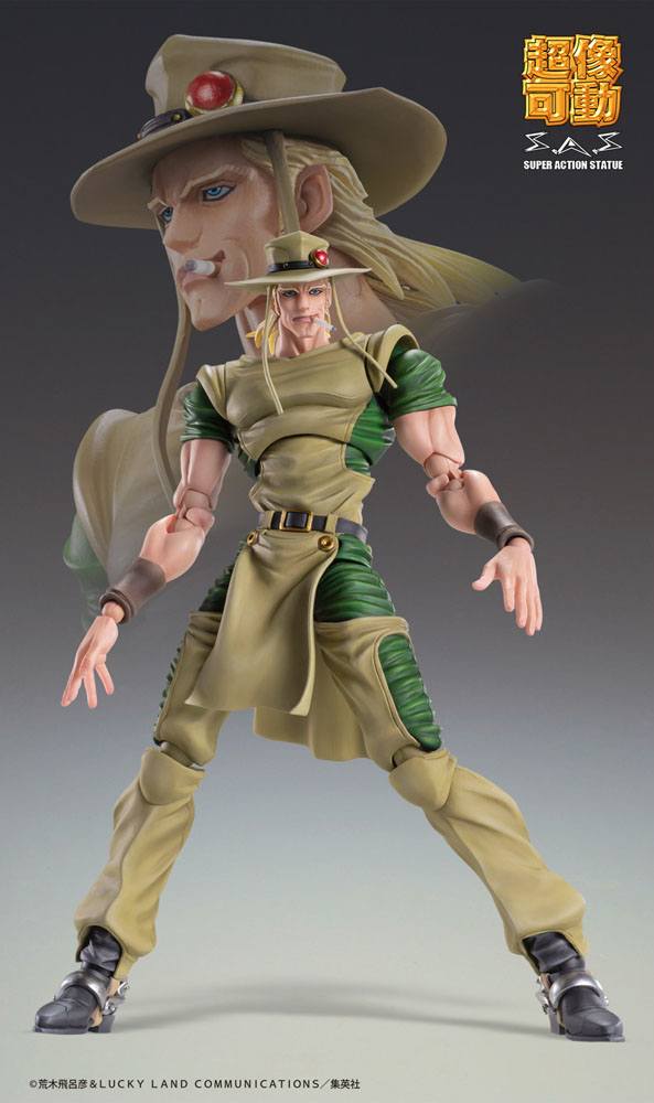 JoJo's Bizarre Adventure Part3 Super Action Action Figure Chozokado (Hol Horse) 15 cm