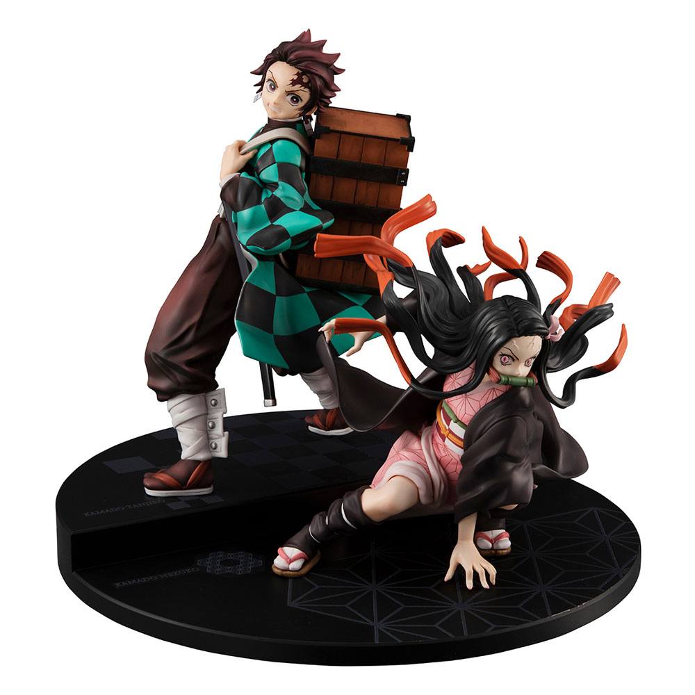 Demon Slayer Kimetsu no Yaiba Precious G.E.M. Series Statues Kamado Brother &amp; Sister 13 - 17 cm