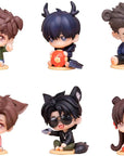 Time Raiders ChiBi Figures 6-Pack Cute Animal 5 - 6 cm
