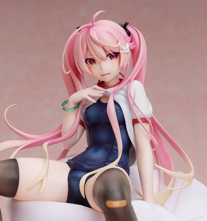 Poyoyon Rock Artwork Collection PVC Statue 1/5.5 Pink Sukumizu 18 cm