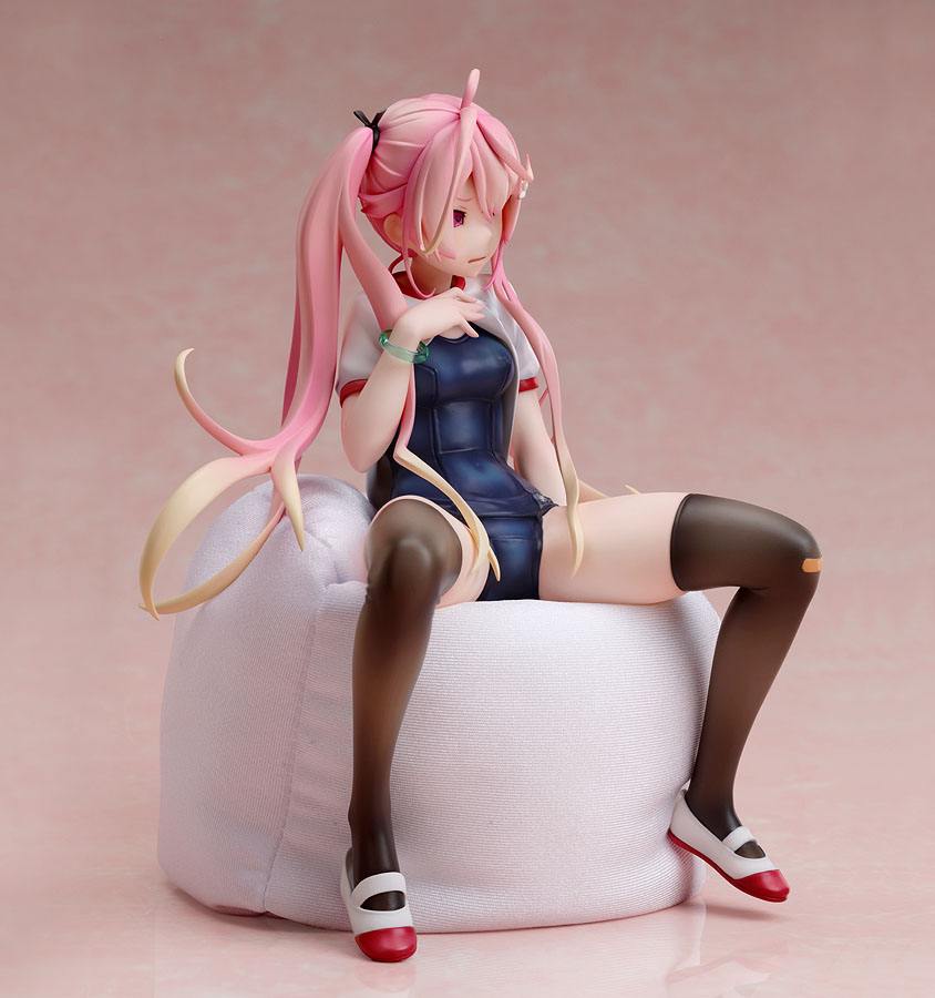 Poyoyon Rock Artwork Collection PVC Statue 1/5.5 Pink Sukumizu 18 cm
