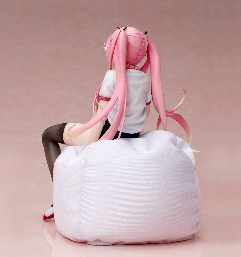 Poyoyon Rock Artwork Collection PVC Statue 1/5.5 Pink Sukumizu 18 cm