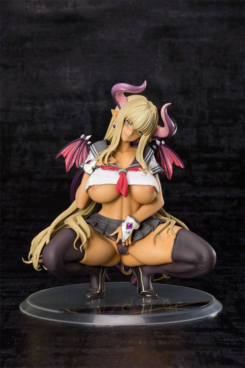 Comic Unreal Vol. 33 Cover Gal PVC Statue 1/6 Sailor Succubus Sapphire Poison Black (re-run) 18 cm