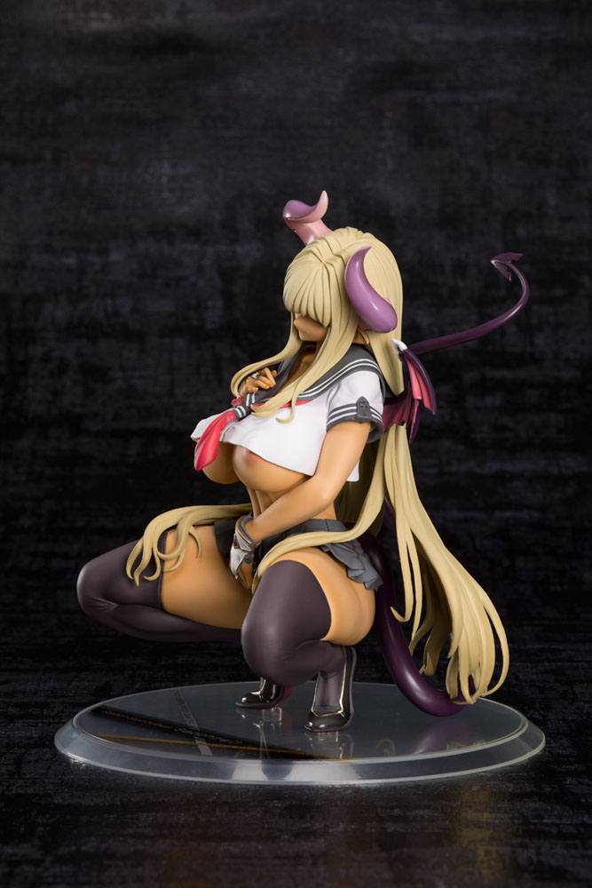 Comic Unreal Vol. 33 Cover Gal PVC Statue 1/6 Sailor Succubus Sapphire Poison Black (re-run) 18 cm