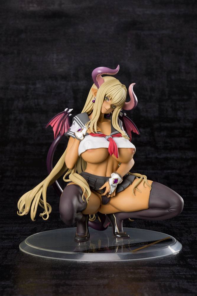 Comic Unreal Vol. 33 Cover Gal PVC Statue 1/6 Sailor Succubus Sapphire Poison Black (re-run) 18 cm