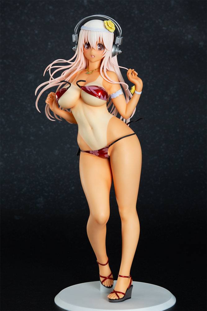 Super Sonico Statue 1/4.5 Super Sonico Summer Vacation Ver. Sun Kissed 35 cm
