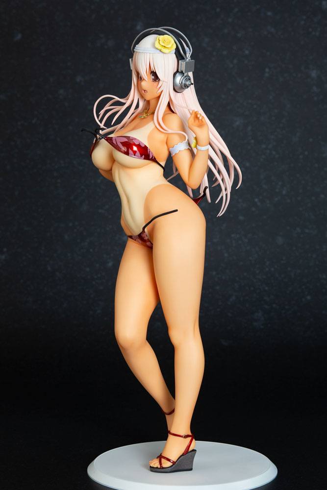 Super Sonico Statue 1/4.5 Super Sonico Summer Vacation Ver. Sun Kissed 35 cm