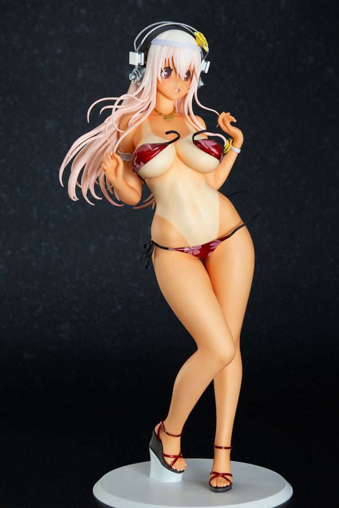 Super Sonico Statue 1/4.5 Super Sonico Summer Vacation Ver. Sun Kissed 35 cm