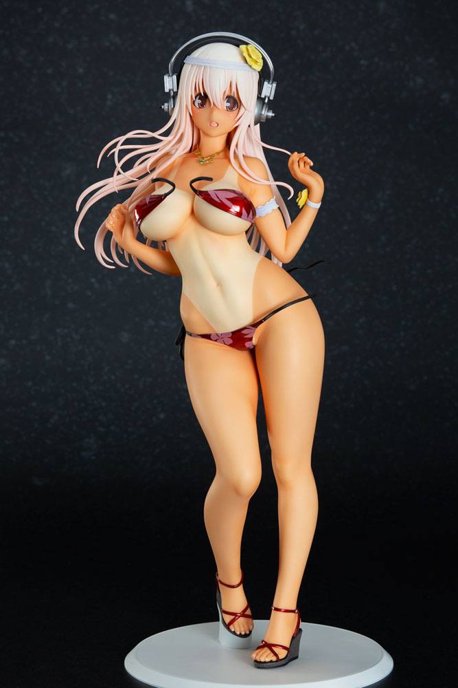 Super Sonico Statue 1/4.5 Super Sonico Summer Vacation Ver. Sun Kissed 35 cm