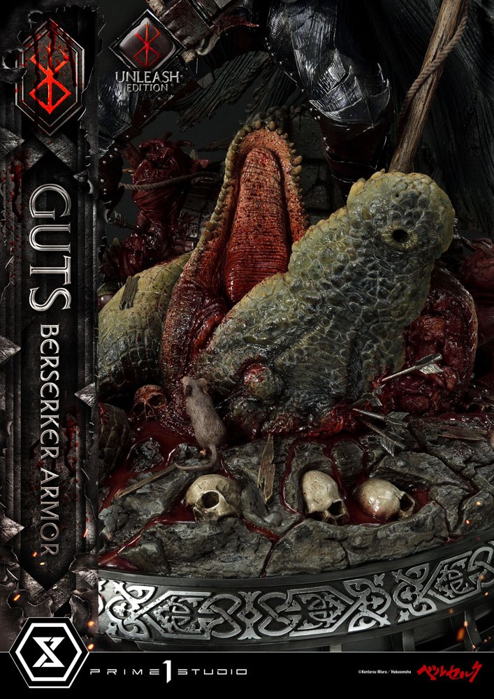 Berserk Statue 1/4 Guts Berserker Armor Unleash Edition 91 cm