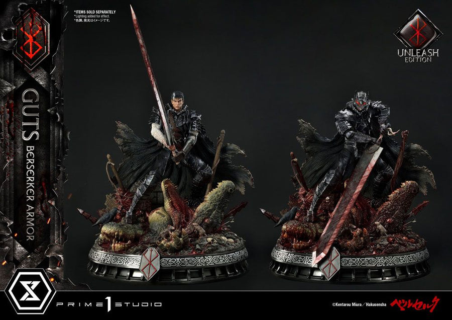Berserk Statue 1/4 Guts Berserker Armor Unleash Edition 91 cm