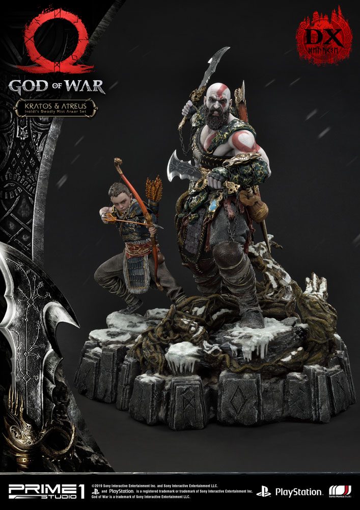 God of War (2018) Statue Kratos &amp; Atreus Deluxe Ver. 72 cm