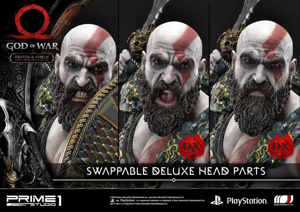 God of War (2018) Statue Kratos &amp; Atreus Deluxe Ver. 72 cm