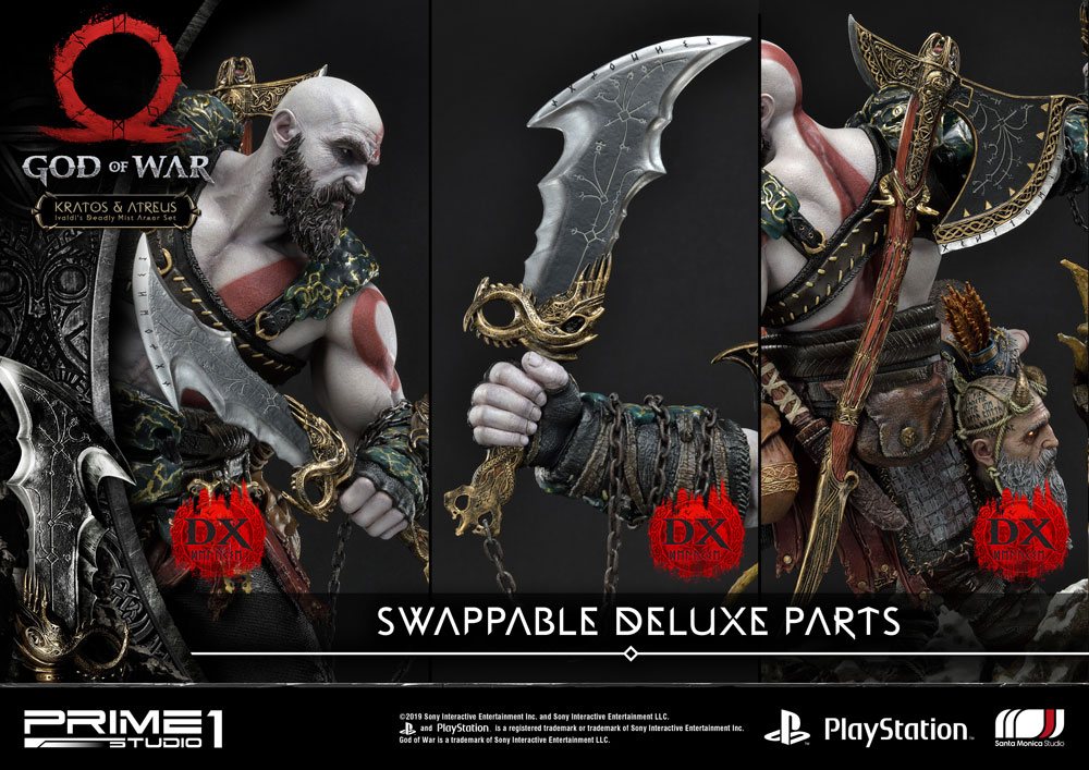 God of War (2018) Statue Kratos &amp; Atreus Deluxe Ver. 72 cm