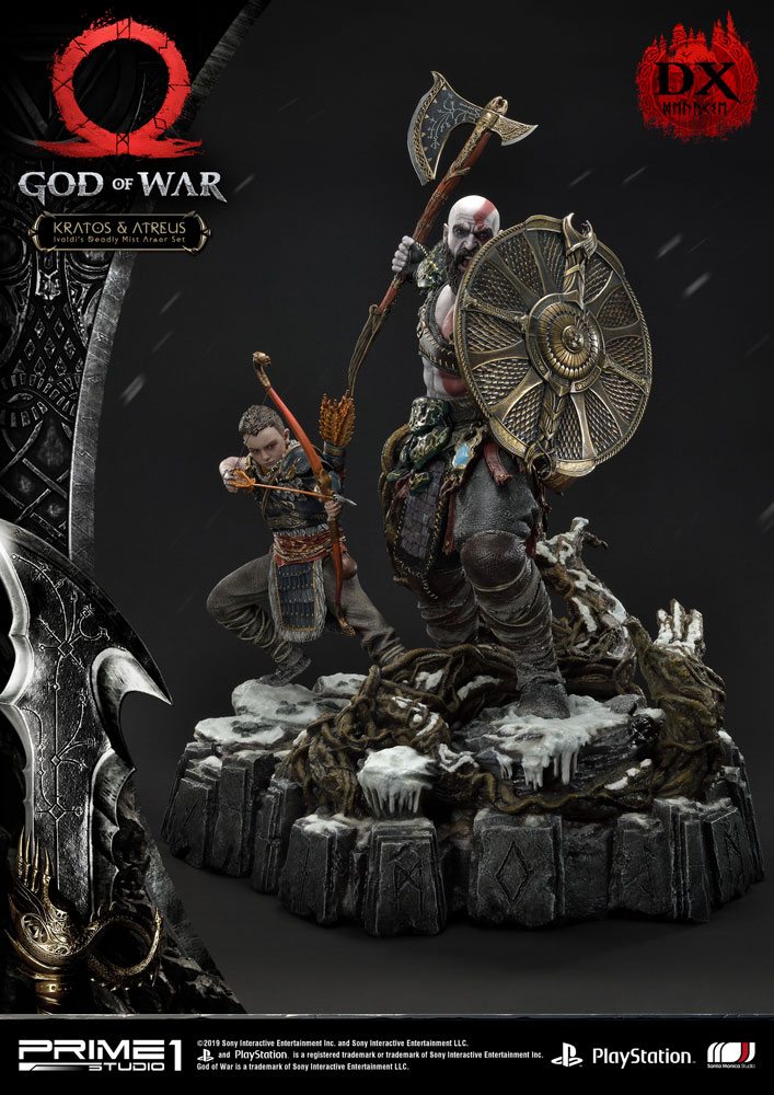 God of War (2018) Statue Kratos &amp; Atreus Deluxe Ver. 72 cm