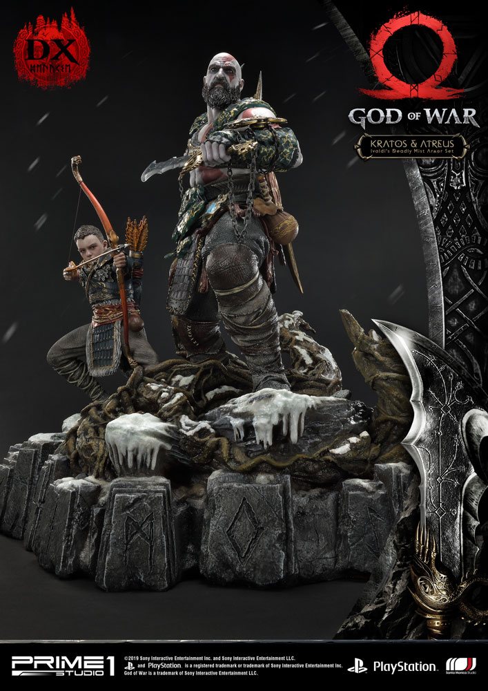 God of War (2018) Statue Kratos &amp; Atreus Deluxe Ver. 72 cm