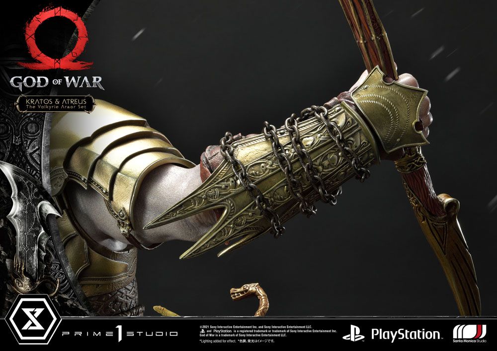God of War Premium Masterline Series Statue Kratos and Atreus in the Valkyrie 72 cm
