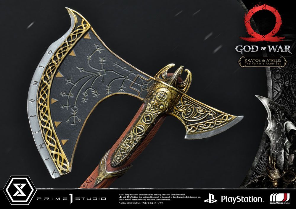 God of War Premium Masterline Series Statue Kratos and Atreus in the Valkyrie 72 cm