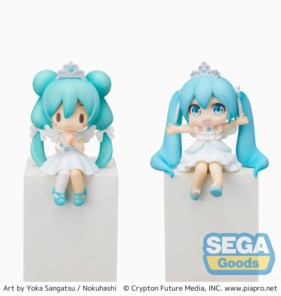 Hatsune Miku MP Perching Collection PVC Statue Hatsune Miku 15th Anniversary Ver. 7 cm