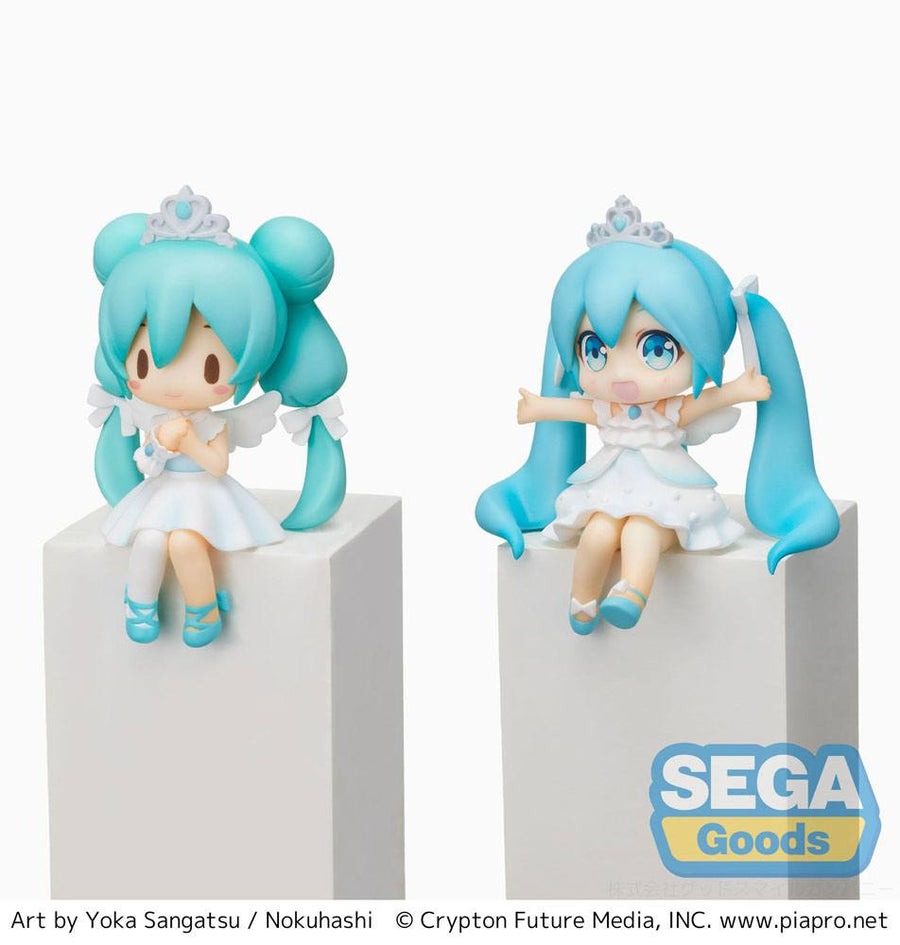 Hatsune Miku MP Perching Collection PVC Statue Hatsune Miku 15th Anniversary Ver. 7 cm