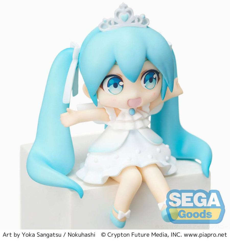 Hatsune Miku MP Perching Collection PVC Statue Hatsune Miku 15th Anniversary Ver. 7 cm