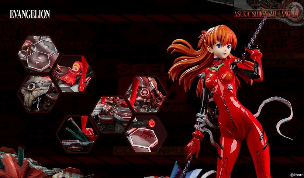 Evangelion 2.0 You Can (Not) Advance Wonder Statue 1/4 Asuka Shikinami Langley 62 cm