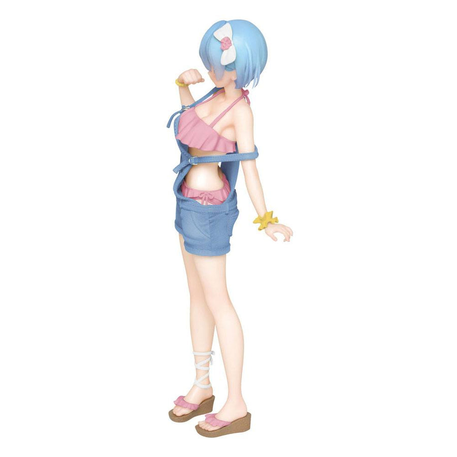 Re:Zero Precious PVC Statue Rem Original Salopette Swimwear Ver. Renewal 23 cm