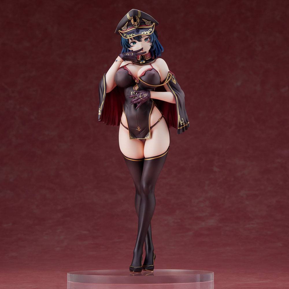 Original Character PVC Statue Akasaai Illustration Kaigun Musume Cattleya 25 cm